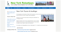 Desktop Screenshot of newyork-reisetipps.de
