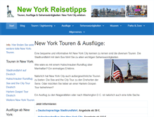 Tablet Screenshot of newyork-reisetipps.de